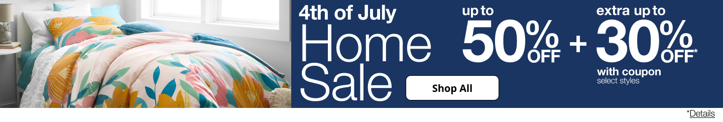 Save up to 50% off during JCPenney's 4th of July Home Sale!