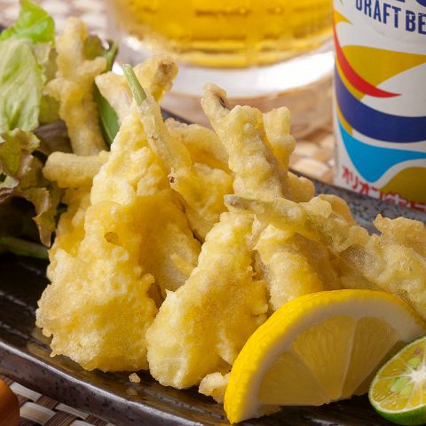 島らっきょう【天ぷら】