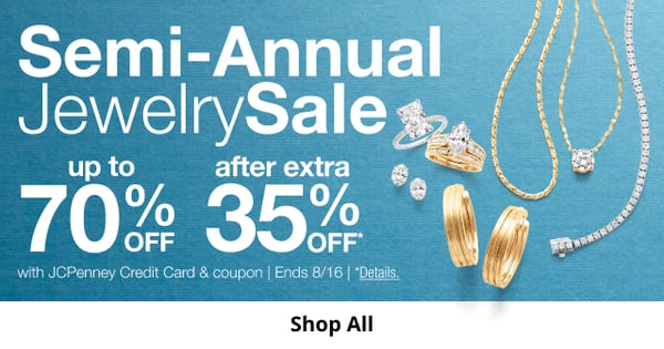 Save up to 70% off during JCPenney's Semi-Annual Jewelry Sale!