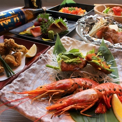 ●12月●【磯薫る冬の魚コース】牡蠣の利休揚げやブリ照り焼き■最大2.5時間飲み放題付8品4200円