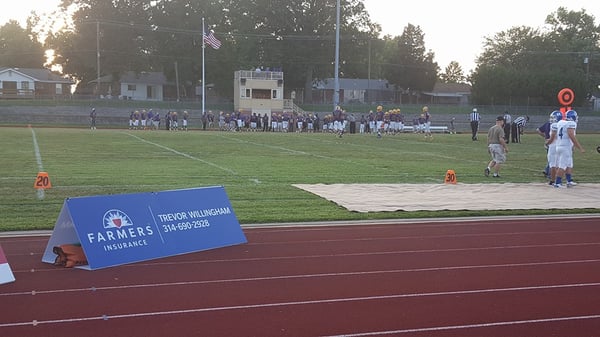 Set up to sponsor the Affton High Football team