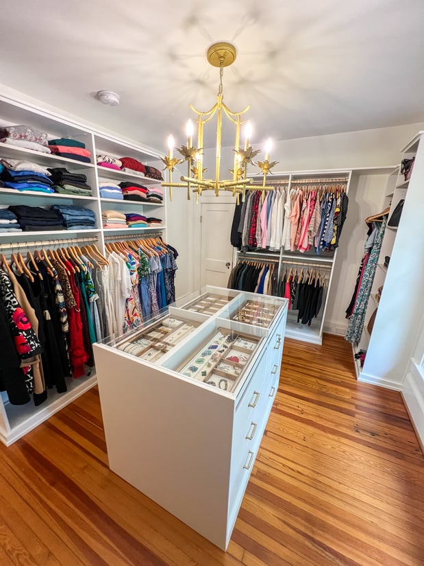 Walk-in Closet by California Closets Charlotte, North Carolina Walk-in Closet by California Closets Charlotte, North Carolina