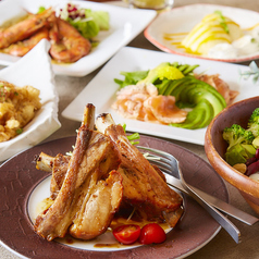 ◆肉バルプレミアムコース◆牛.豚.鶏3種のお肉付き贅沢コース【2.5時間飲み放題 9品3980円】