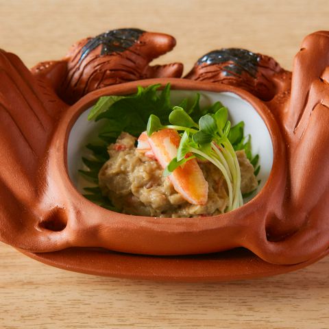 蟹身と蟹味噌和え