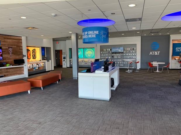 Center view of the store.