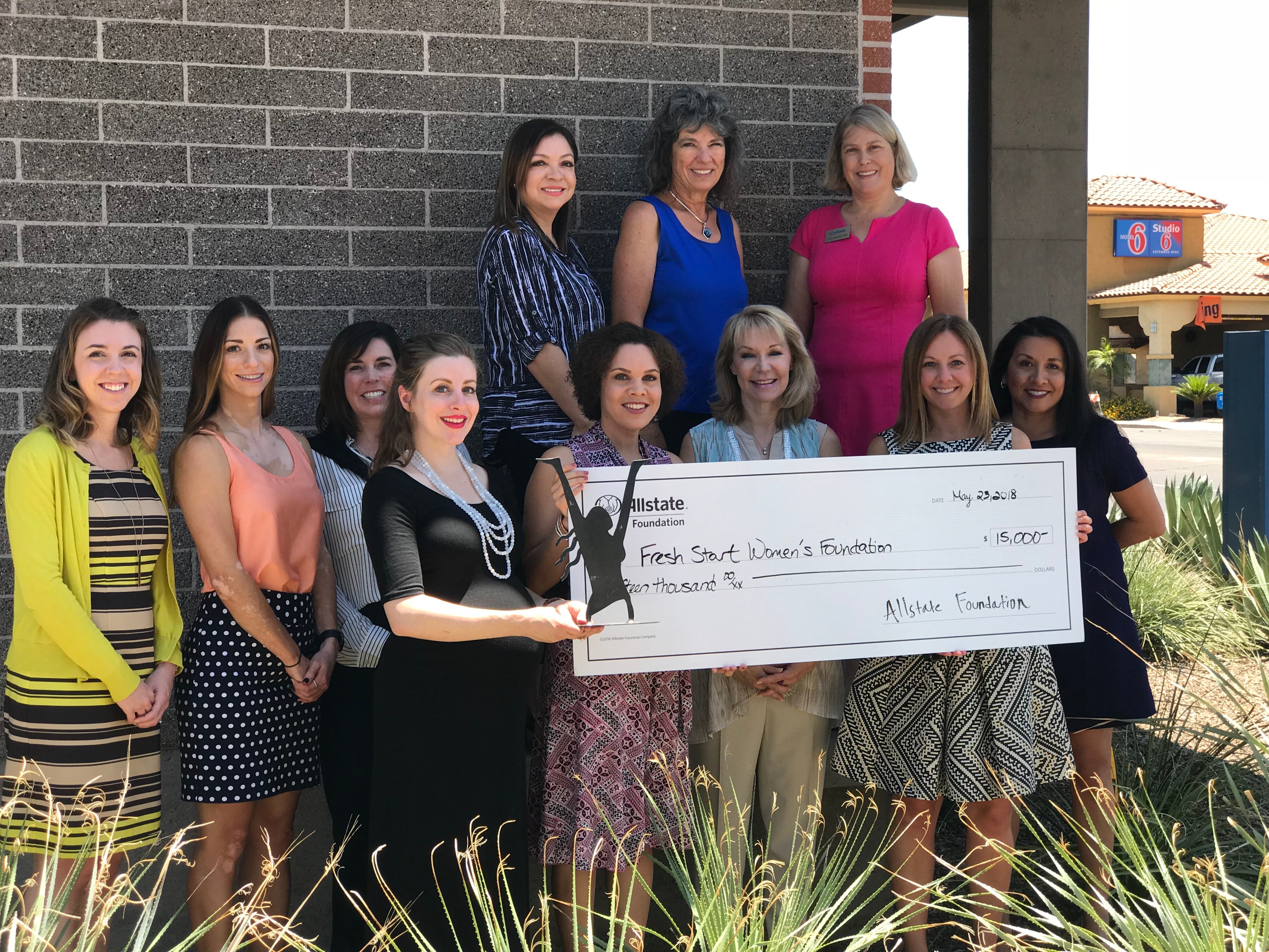 Fresh Start Women's Foundation ~ Allstate Helping Hands Grant