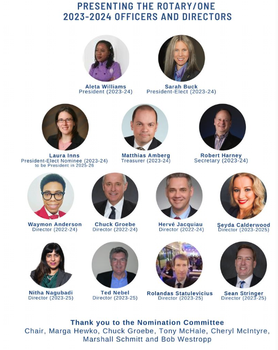 I am honored to be serving as the Board of Director as well as Co-Chair of International Service at the Rotary Club of Chicago.