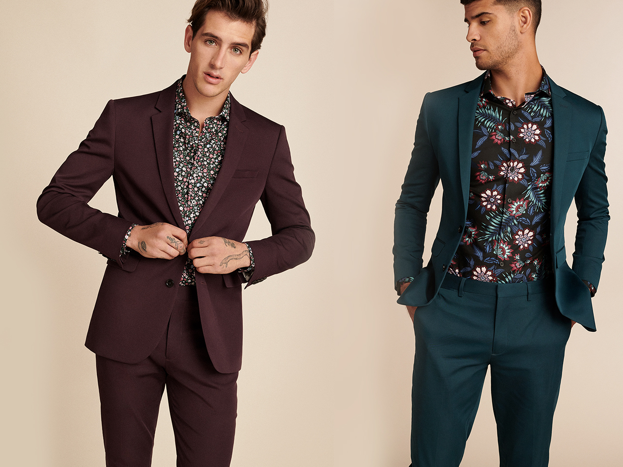 Shop men's suits at Express online or in-store