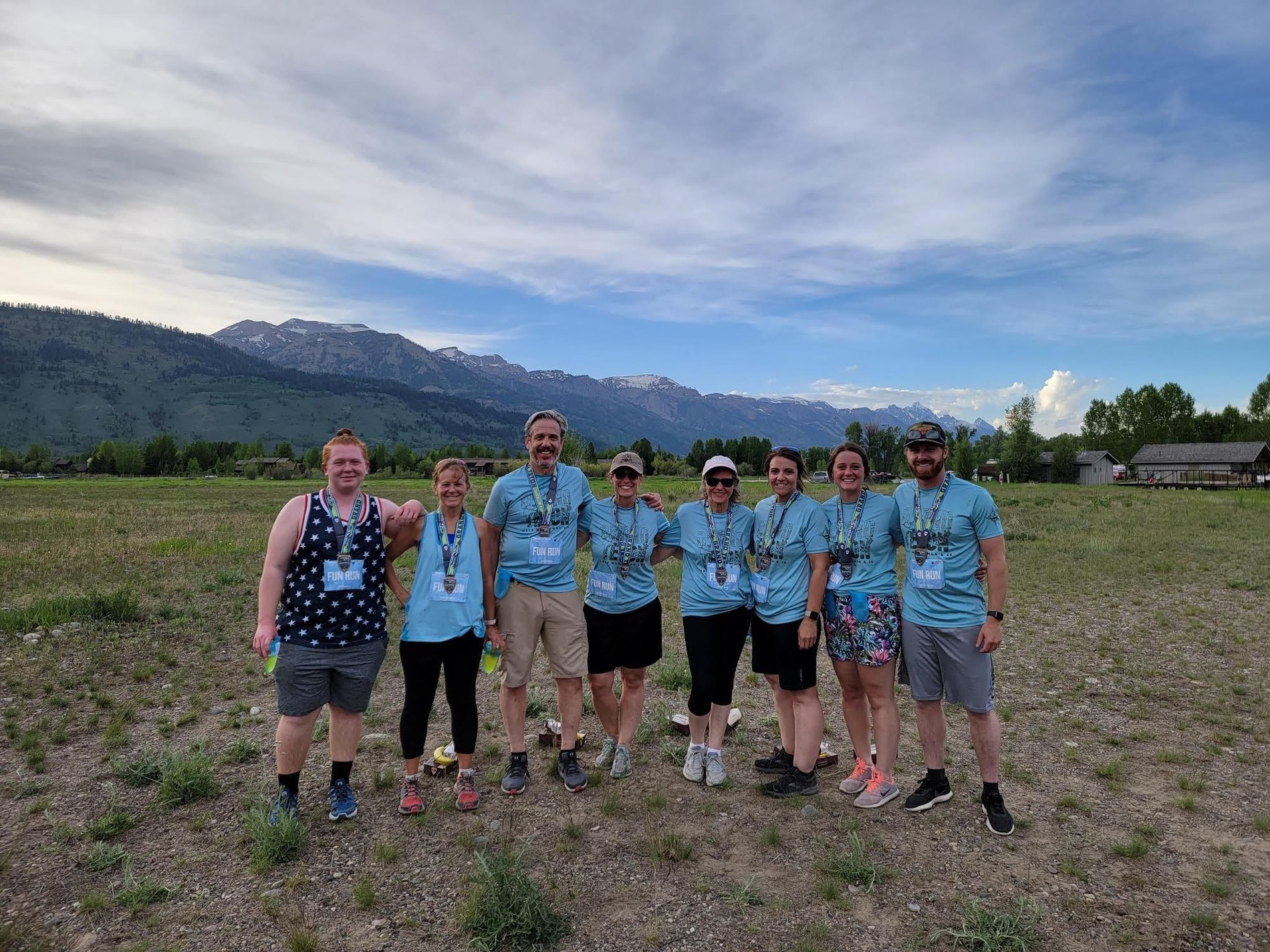 We finished the Fun Run 5k in Jackson as a team! We had a great time and wonderful weekend enjoying the great outdoors.