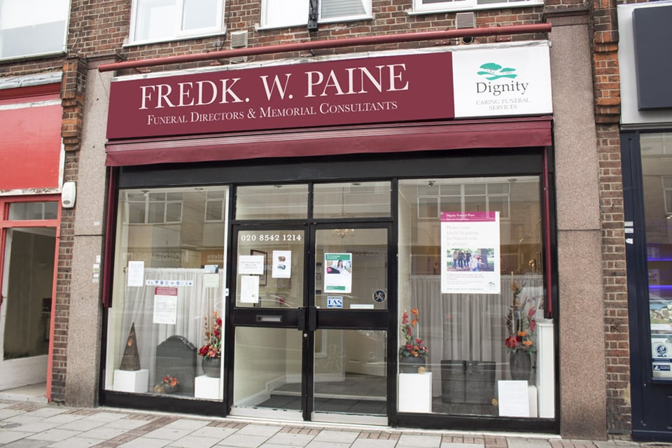 Frederick W Paine Funeral Directors in Morden