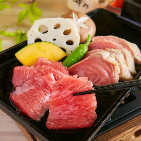 生本鮪の希少部位鉄板焼き