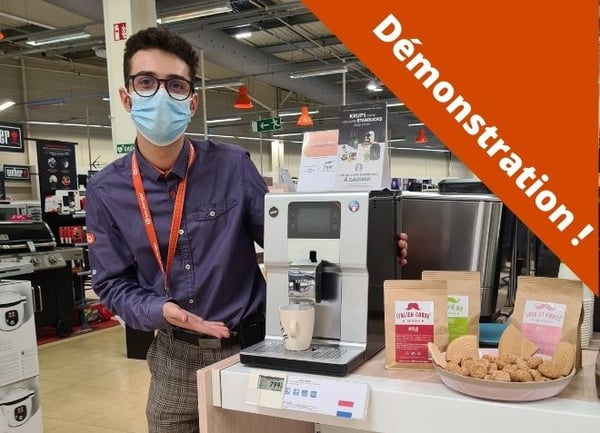 Venez profiter d'une démonstration et d'une dégustation , un barista sera présent dans votre magasin pour vous faire découvrir la gamme de broyeurs à café Krups et vous faire déguster un café digne des plus grand barista !