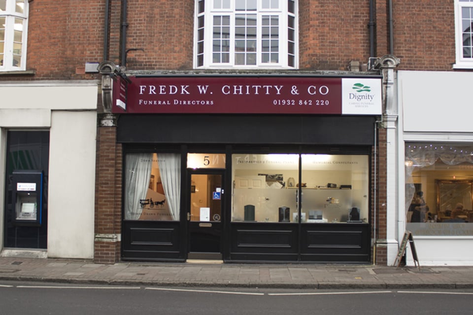 Frederick W Chitty & Co Funeral Directors in Weybridge