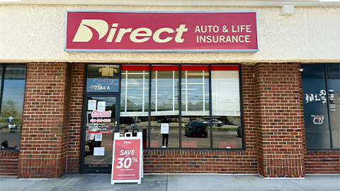 Direct Auto Insurance storefront located at 7384A Two Notch Rd, Columbia
