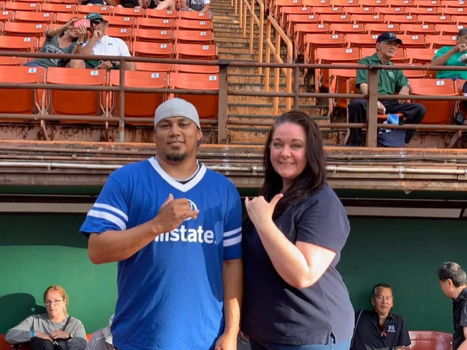 Allstate “Good Hands” Field Goal Net Challenge winner won $1000 and two tickets to the next UH game for successfully kicking a filed goal!