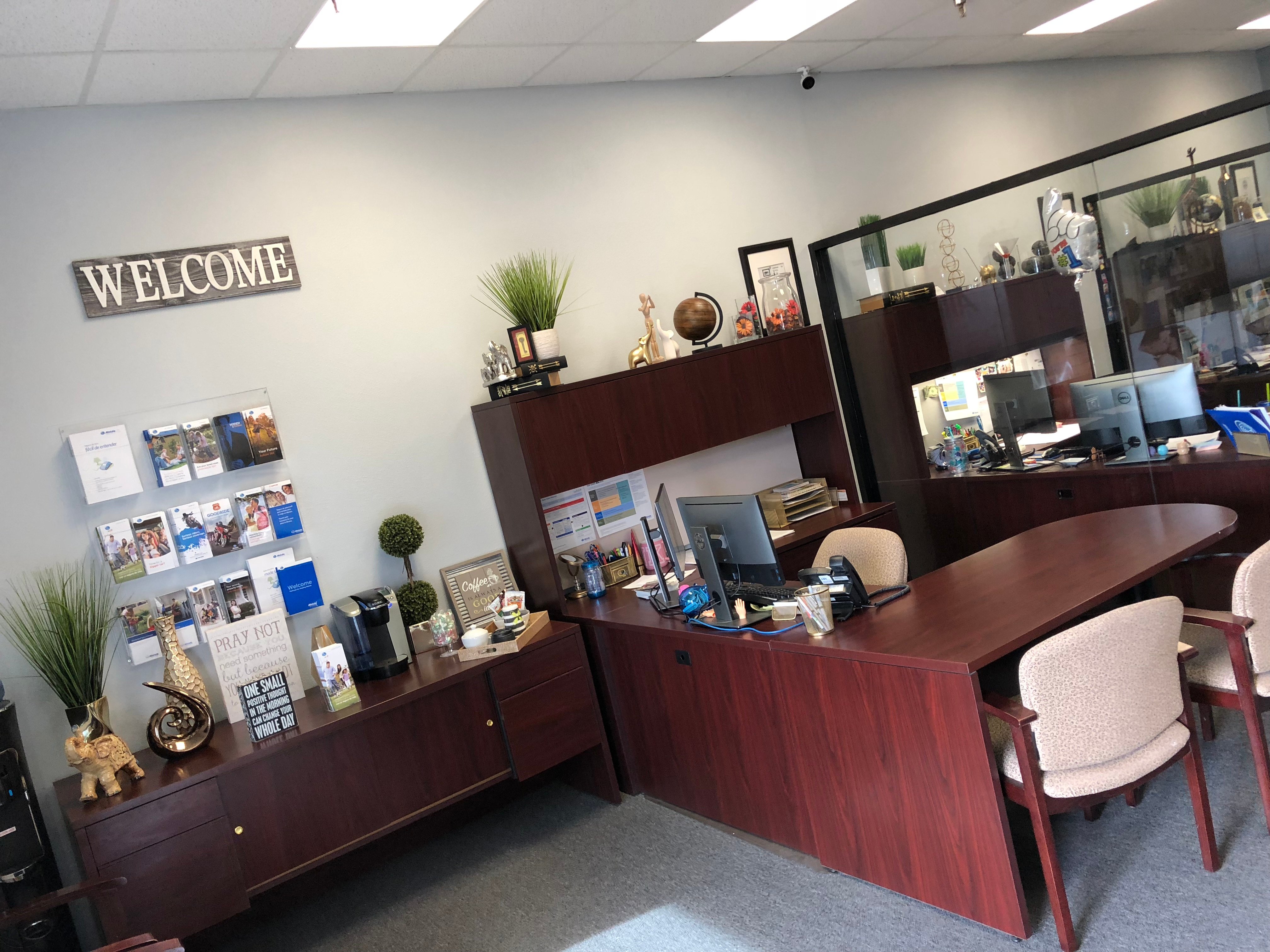 When you come into our office you are welcomed to a coffee, a treat, or even some water, we look forward to having you!