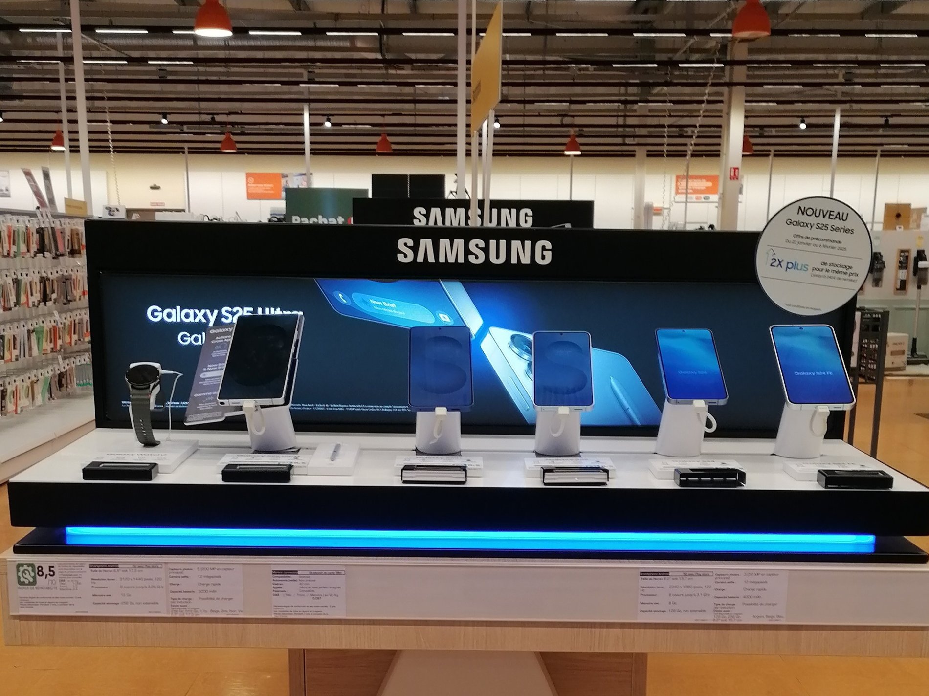 Les nouveaux smartphones Samsung Galaxy S25, S25+ et S25 Ultra chez Boulanger Troyes - Saint parres aux tertres.
