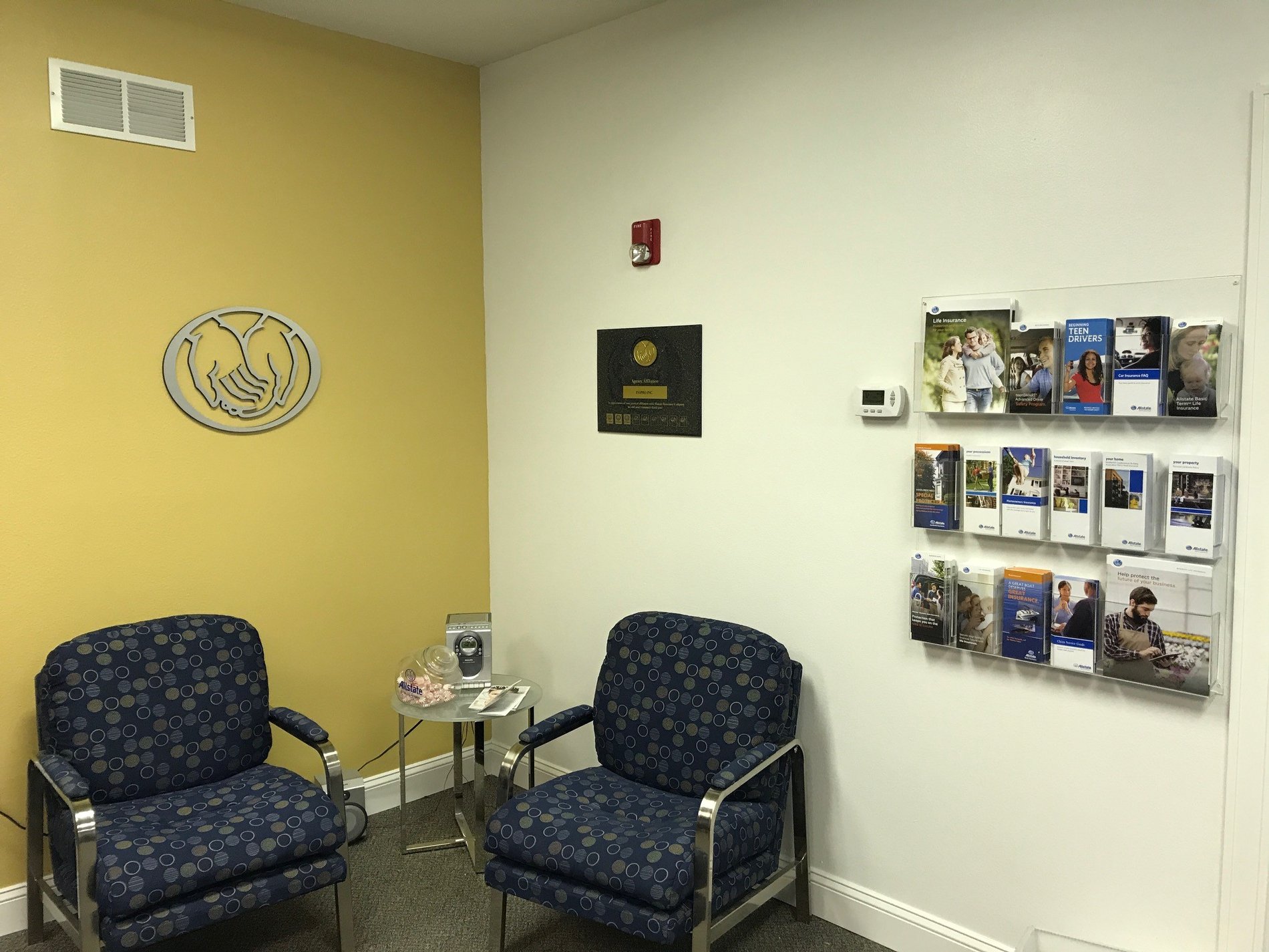 Waiting Area Inside the Agency