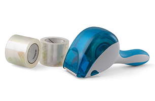 Packing tape with dispenser sure start 2 pk. 164'