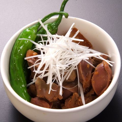 鶏もつのピリ辛うま煮