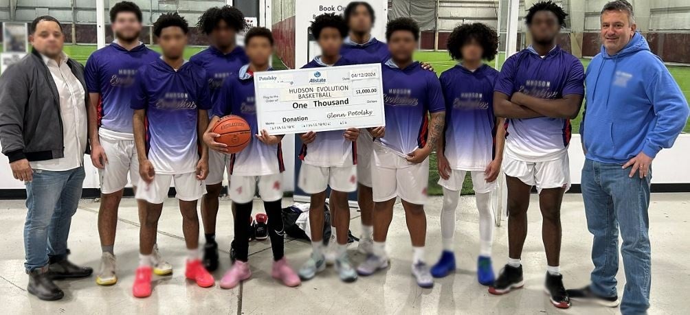 In April 2024, our agency continued to show our support for Hudson Evolution Basketball with the presentation of this check.