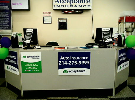 Acceptance Insurance - S Buckner (inside Fiesta)