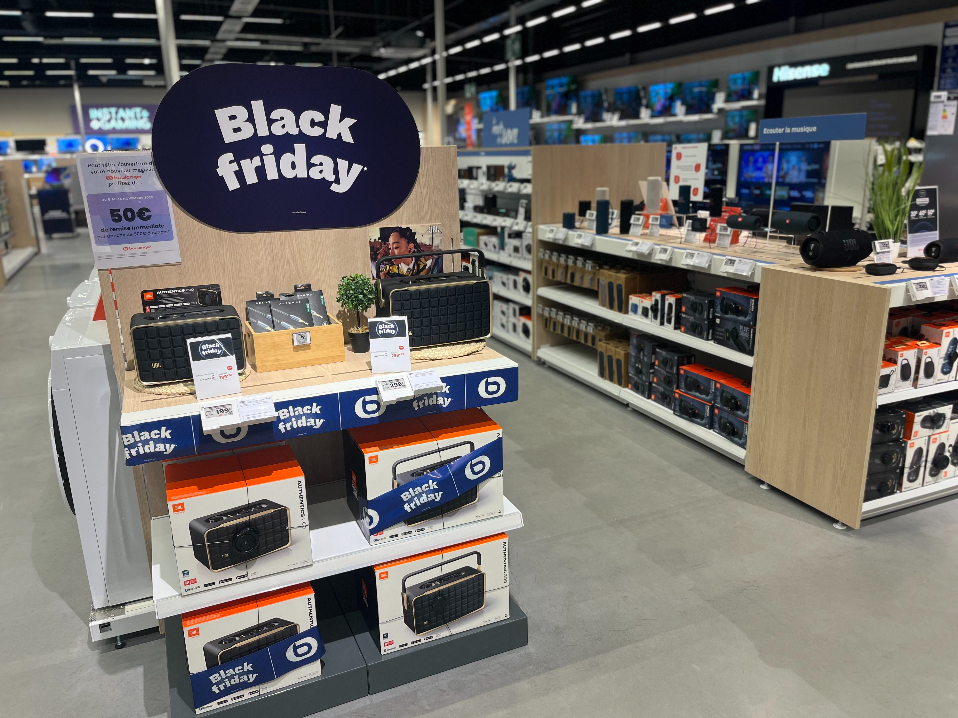 photo enceinte magasin