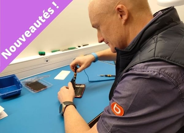 Nous sommes fiers de vous annoncer que votre magasin Boulanger Avignon - Le Pontet devient un Centre de Services agréé Apple !
Vous pouvez désormais confier votre iPhone au Service Après-Vente du magasin, nous les réparerons dans les mêmes conditions qu'en Apple Store ! Nos techniciens Benoit et David pourront intervenir sur votre iPhone avec des pièces d'origine de la marque et dans un délai de quelques heures* selon la problématique que vous rencontrez !
N'hésitez pas à nous demander plus d'informations lors de votre passage en magasin 😉