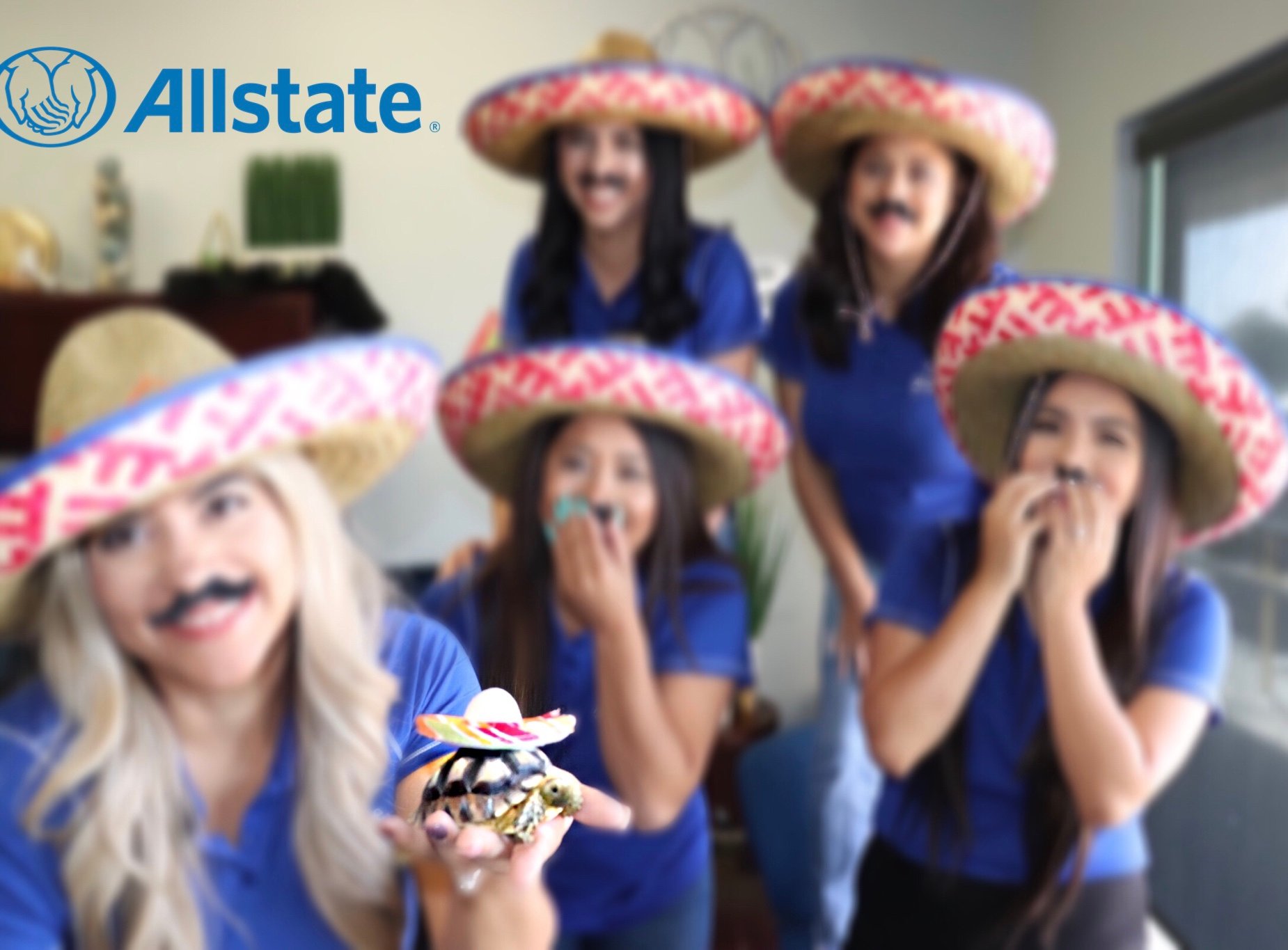 5 de Mayo with our Office Mascot.