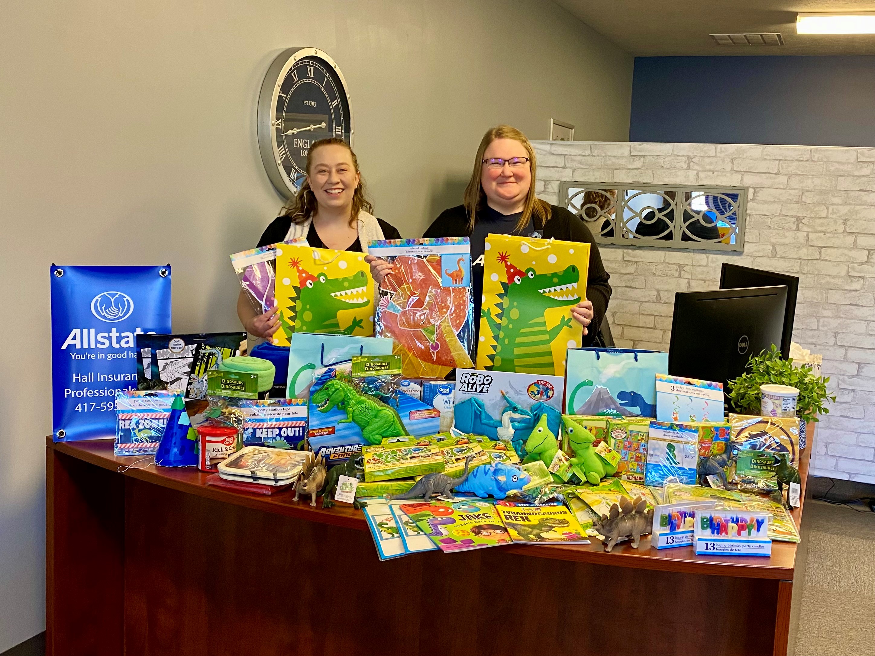 Celebrating our agency birthday with donations to Project Birthday Bag which provides gifts and party supplies to local kids in need.
