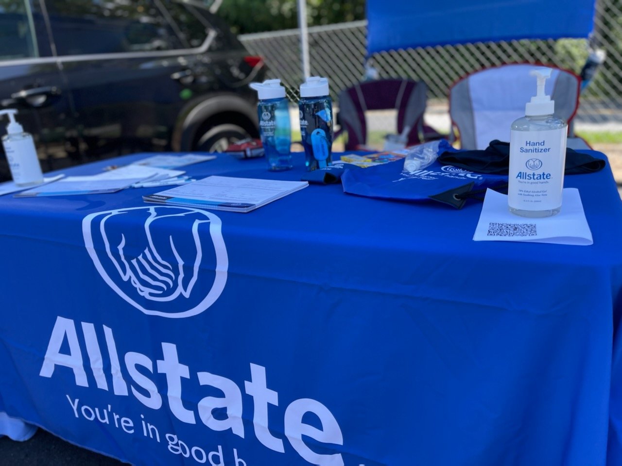 Proudly representing Allstate at the Themed Cars R us Car show