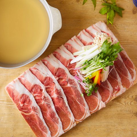 アグー豚のしゃぶしゃぶ・追加具材&〆具材