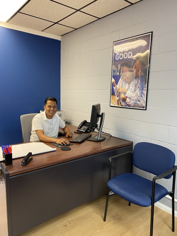 Our licensed sales producer Jose Sanchez always with a smile and ready to advise you to the insurance you need.