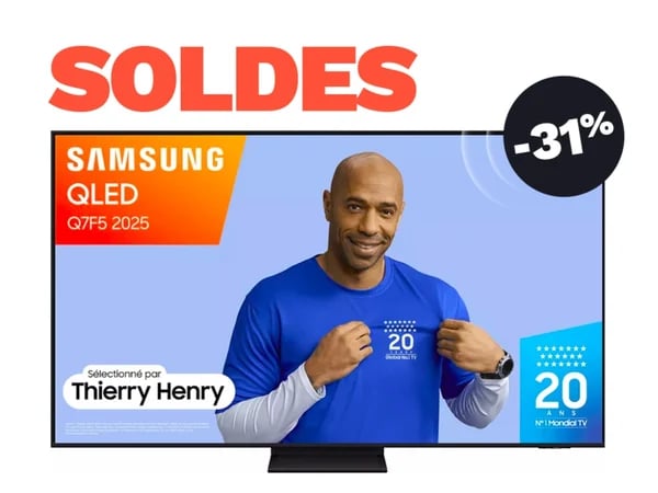 TV QLED SAMSUNG TQ65Q7F5 4K AI SmartTV 2025
