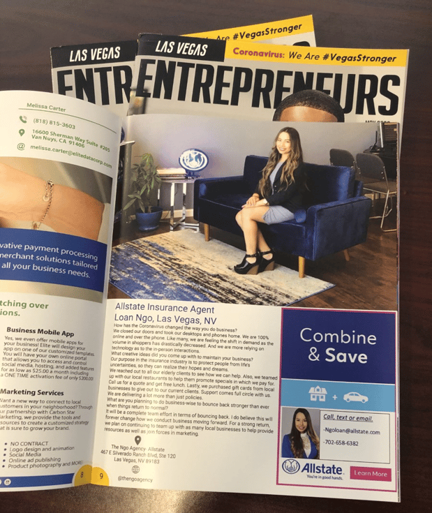 Featured in Las Vegas Entrepreneurs Magazine May Issue