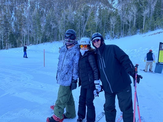 We enjoyed some family time skiing and snowboarding over the holidays season.