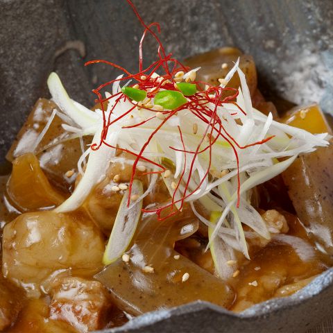 秘伝の牛スジ煮込み