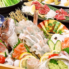 1月◆鯛の姿造付プレミア宴会(鍋あり☆16種11品6500円→日~木3H飲放付【5000円】週末2H