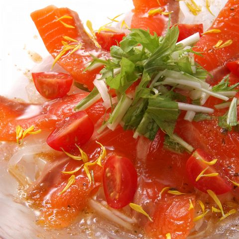 本日入荷!鮮魚のカルパッチョ