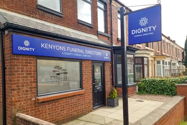Kenyons Funeral Directors in Chorley, Lancashire.