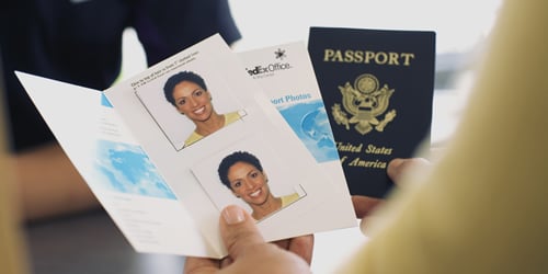 Get passport photos taken at a FedEx Office location