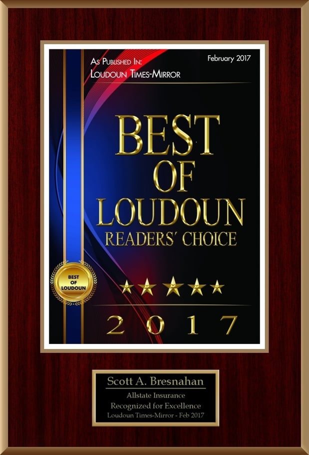 Thank you for voting us best of Loudoun.