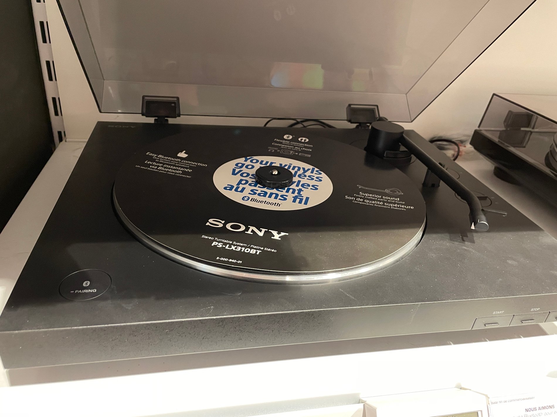 Platine vinyle Sony chez Boulanger Bourg-en-Bresse