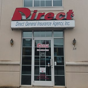 Front of Direct Auto store at 314 North Main Street, Lexington