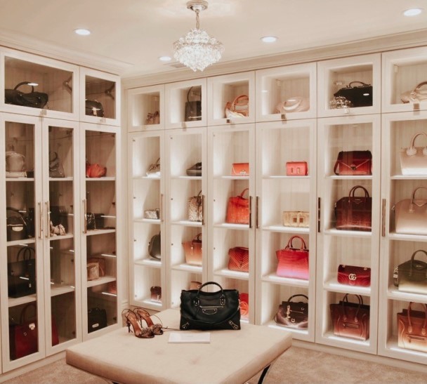Boutique Style Handbag Closet