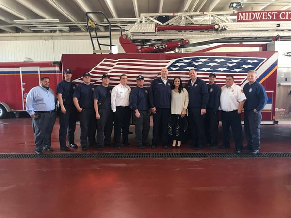 Lunch for the Local Firefighters
