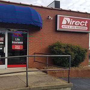 Direct Auto Insurance storefront located at 1425 Peters Creek Parkway, Winston Salem