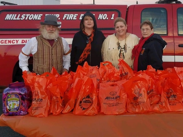 Sharer & Associates provided support for Millstone Township Ladies Auxiliary Trunk or Treat event.