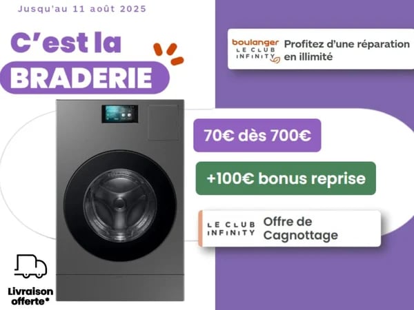 🧺 C’est la Braderie sur l’électroménager chez Boulanger Toulouse Saint-Orens ! 🧺