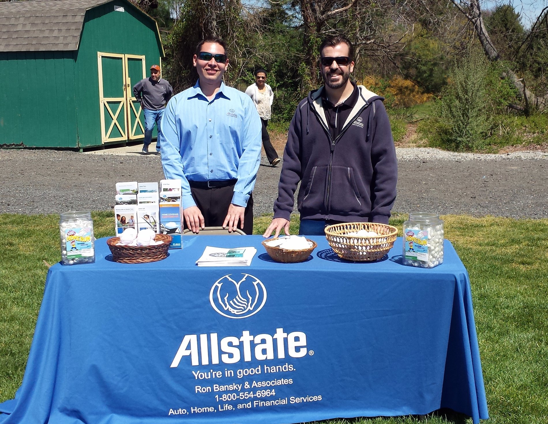 Jon and Ron at the opening day for West Windsor Little League